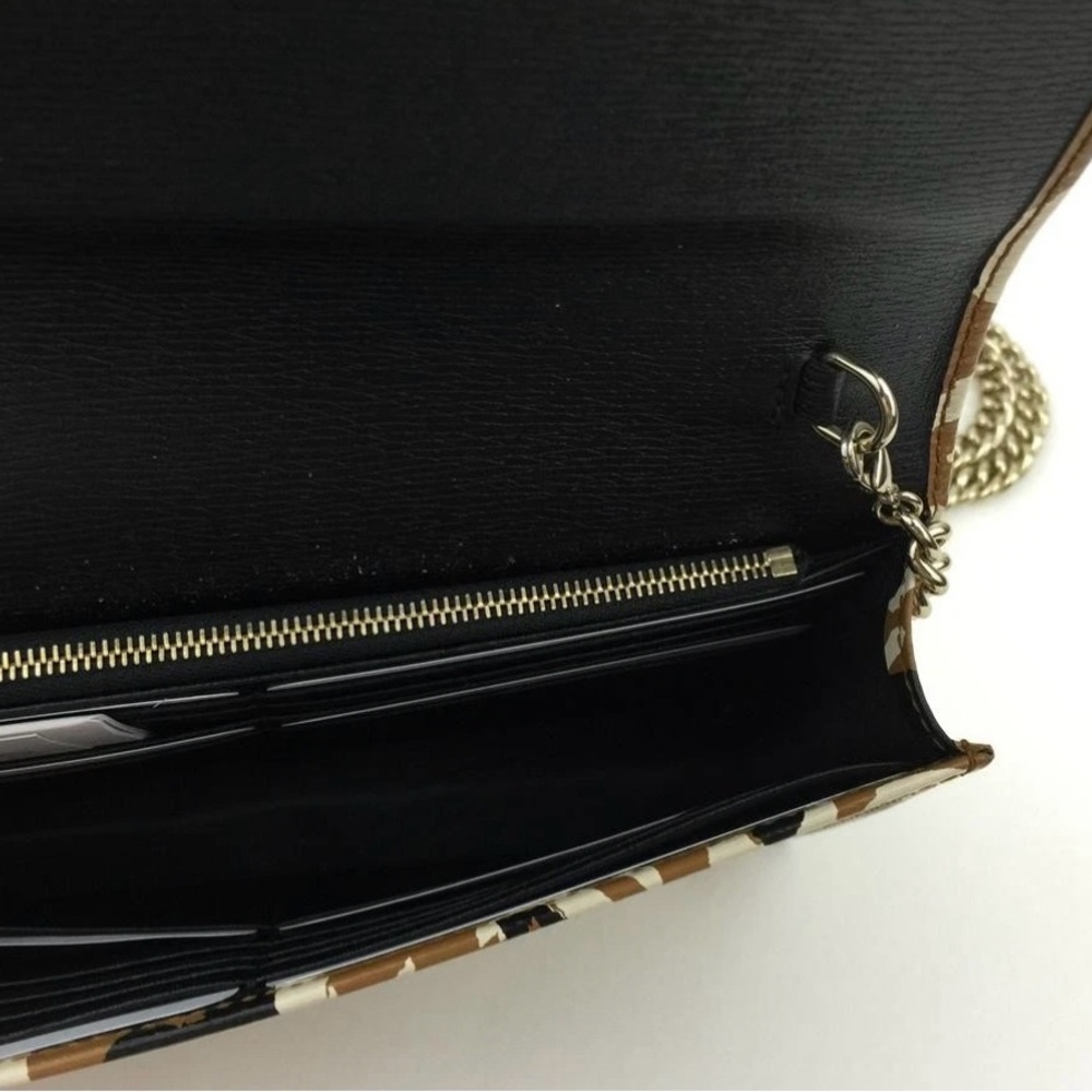 Gucci Brown and Black Clutch with Chain Strap - Picture 3 of 7
